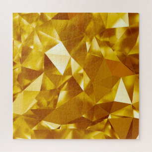 Puzzle Conception de fond métallique géométrique 3D