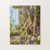 Puzzle Conception de hérisson de jardin de cottage (Vertical)