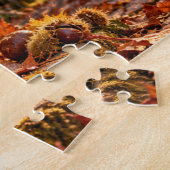 Puzzle Conception de hérisson de récolte d'automne (Côté)