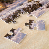 Puzzle Conception de hérisson de vacances d'hiver (Côté)