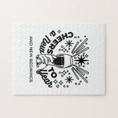 Puzzle Conception de la fête du Nouvel An (Horizontal)