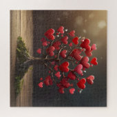 Puzzle Conception de la Saint Valentin, Coeur sur les arb (Horizontal)