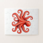 Puzzle Conception de la vie marine de l'octopus océan (Horizontal)