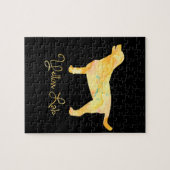 Puzzle Conception de l'aquarelle du laboratoire jaune (Horizontal)