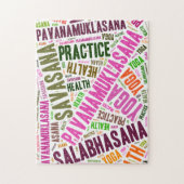 Puzzle Conception de mots de yoga (Vertical)