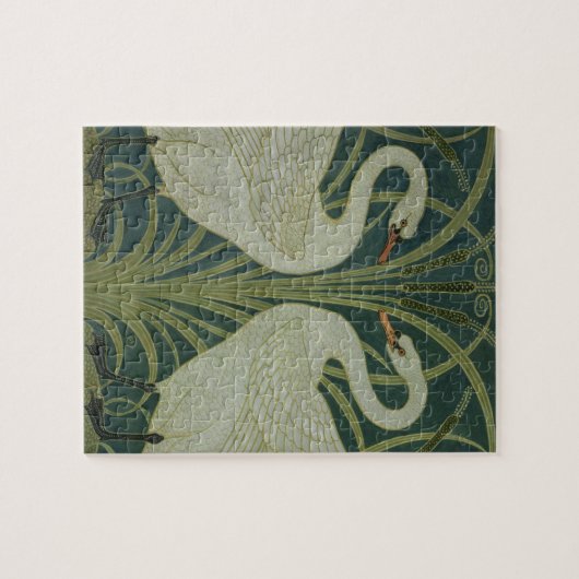 Puzzle Conception de papier peint de "cygne, de (Horizontal)