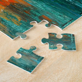 Puzzle Conception de peinture Abstraite colorée (Côté)