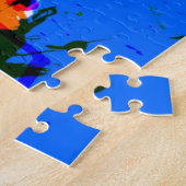 Puzzle Conception de peinture éclaboussée colorée mignonn (Côté)