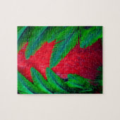 Puzzle Conception de plume de Quetzal resplendissant (Horizontal)