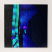Puzzle Conception de pyramides bleues (Horizontal)