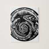 Puzzle Conception de tatouage de dragon (Vertical)