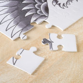 Puzzle Conception de tatouage de hibou de vieille école (Côté)