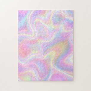 Puzzle Conception de tourbillon holographique pastel vibr