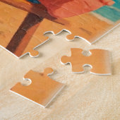 Puzzle Conception de vacances à la plage de gnome de styl (Côté)