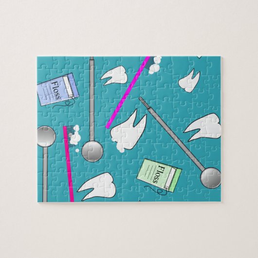 Puzzle Conception dentaire d'outils de profession (Horizontal)