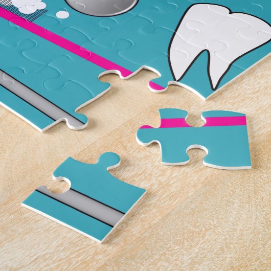 Puzzle Conception dentaire d'outils de profession (Côté)