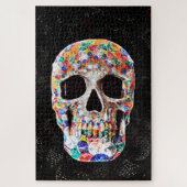 Puzzle Conception des ballons d'art Pop Skull sucre (Vertical)