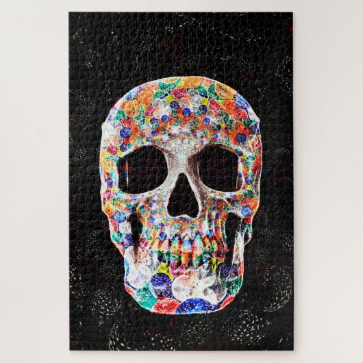 Puzzle Conception des ballons d'art Pop Skull sucre (Vertical)