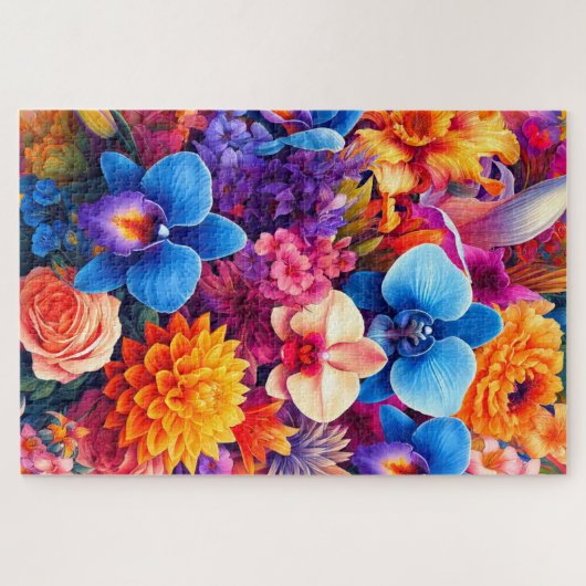 Puzzle Conception des fleurs (Horizontal)