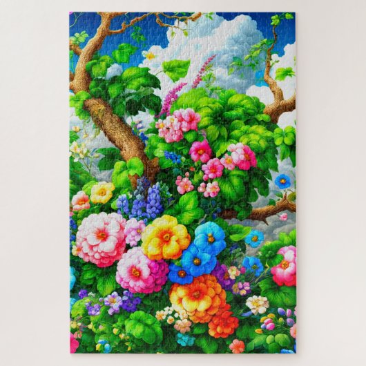 Puzzle Conception des fleurs (Vertical)