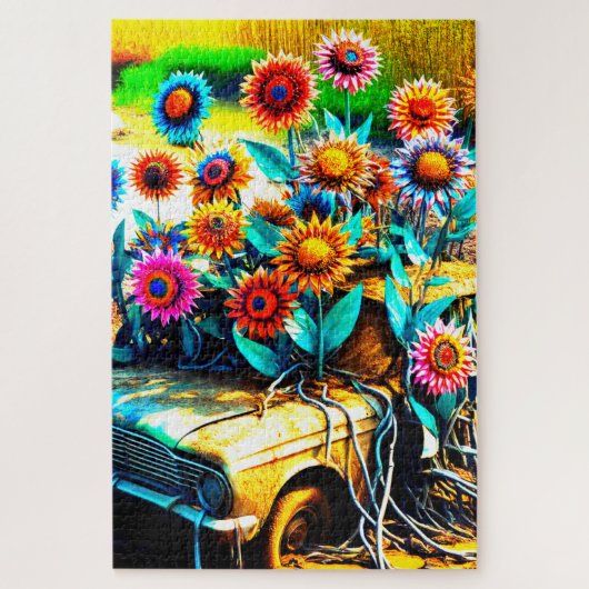 Puzzle Conception des fleurs (Vertical)