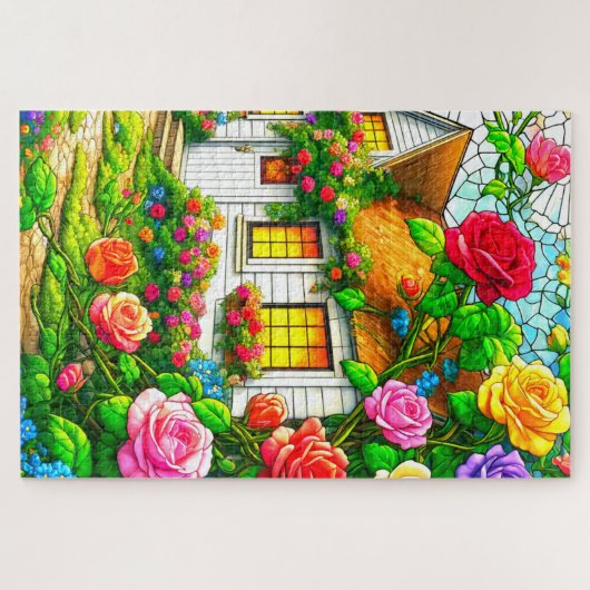 Puzzle Conception des fleurs (Horizontal)