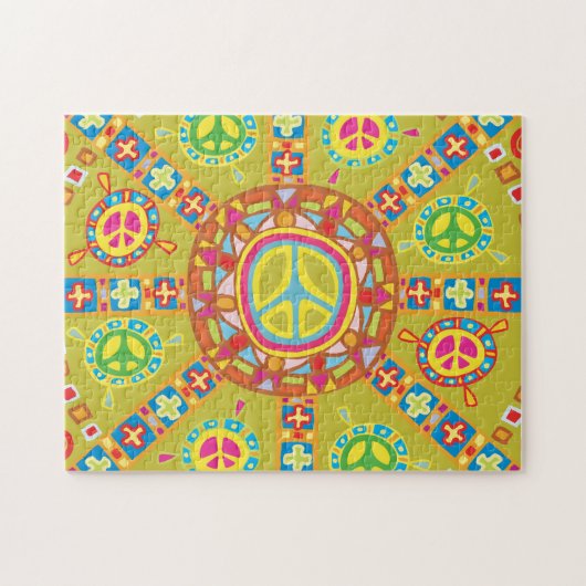 Puzzle Conception des symboles de paix (Horizontal)