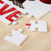 Puzzle Conception drôle de Noël de Sasquatch le père noël (Côté)