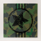 Puzzle conception du camouflage militaire (Horizontal)
