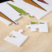 Puzzle Conception du chat noir du milieu du siècle (Côté)