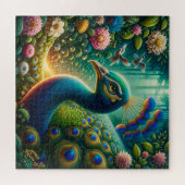 Puzzle Conception Exotique Peacock Rainforest Majesty (Horizontal)