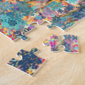 Puzzle Conception extrêmement mixte avec flocons de neige (Côté)