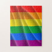 Puzzle CONCEPTION gay pride FLAG WAVY (Vertical)