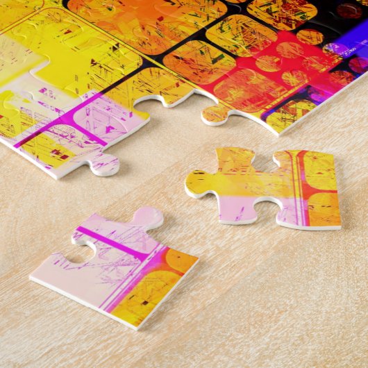 Puzzle Conception géométrique et multicolore (Côté)