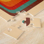 Puzzle Conception géométrique rétro des années 1970 (Côté)