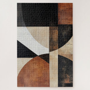 Puzzle Conception géométrique tonique chaude pour style r