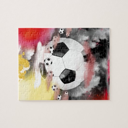 Puzzle Conception graphique d'univers du football (Horizontal)
