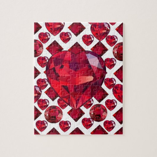 PUZZLE CONCEPTION ORNÉE DE BIJOUX DE COEURS ORNÉS DE (Vertical)