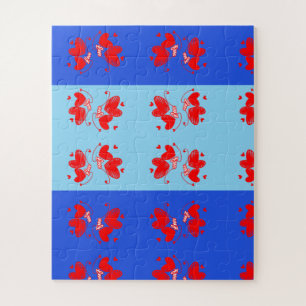 Puzzle Conception romantique d'amour et de cœur