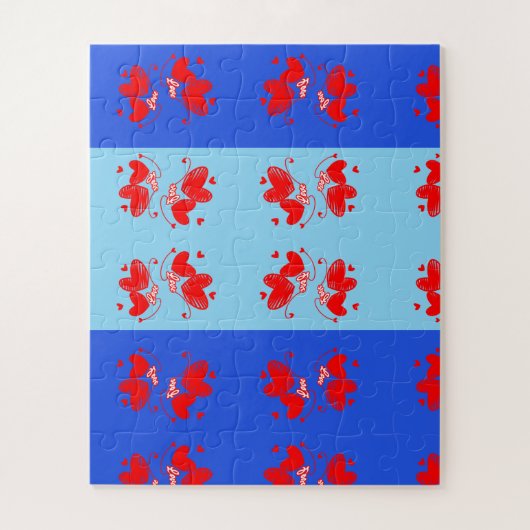 Puzzle Conception romantique d'amour et de cœur (Vertical)
