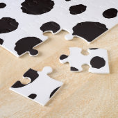 Puzzle Conception Vintage sans couture Empreinte de léopa (Côté)