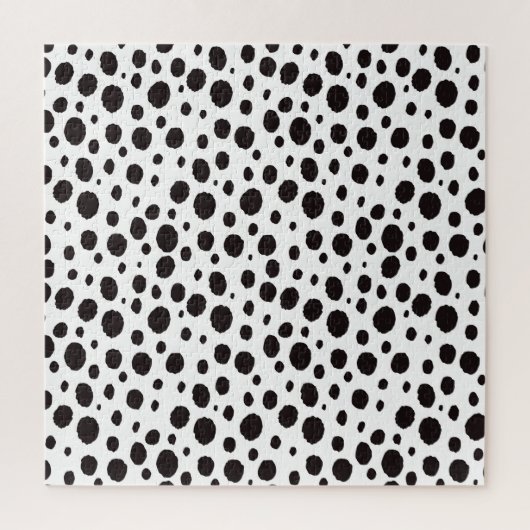 Puzzle Conception Vintage sans couture Empreinte de léopa (Vertical)