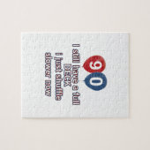 Puzzle conceptions drôles d'anniversaire de 90 ans (Horizontal)