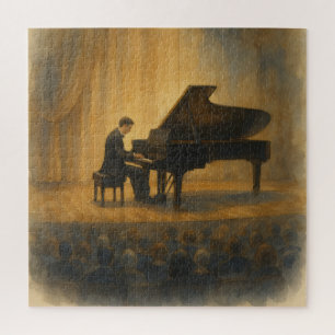 Puzzle Concert élégant de piano à queue