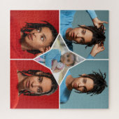 Puzzle Concevez Votre Propre Collage De 5 Photos (Horizontal)