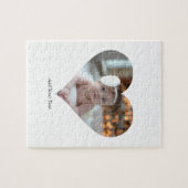 Puzzle Concevez votre propre photo en forme de coeur uniq (Horizontal)