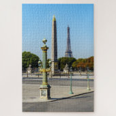 Puzzle Concorde Luxor Obelisk and Eiffel Tower  - Paris (Vertical)