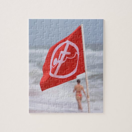 Puzzle Conditions du drapeau rouge — 8x10 (Vertical)