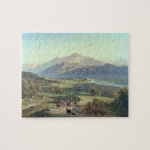 Puzzle Conducteur de bestiaux à cheval avec ses bétail