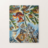 Puzzle Cônes de pin de collecte des écureuils (Vertical)